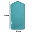 thumbnail image 2 of Rollo de almacenamiento de joyería de terciopelo de imitación de cuero, bolsa de joyería portátil plegable de viaje, 2 of 5