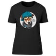 thumbnail image 1 of Jack Russell Terrier With Hat Tee Women's -Image by Shutterstock, 1 of 2