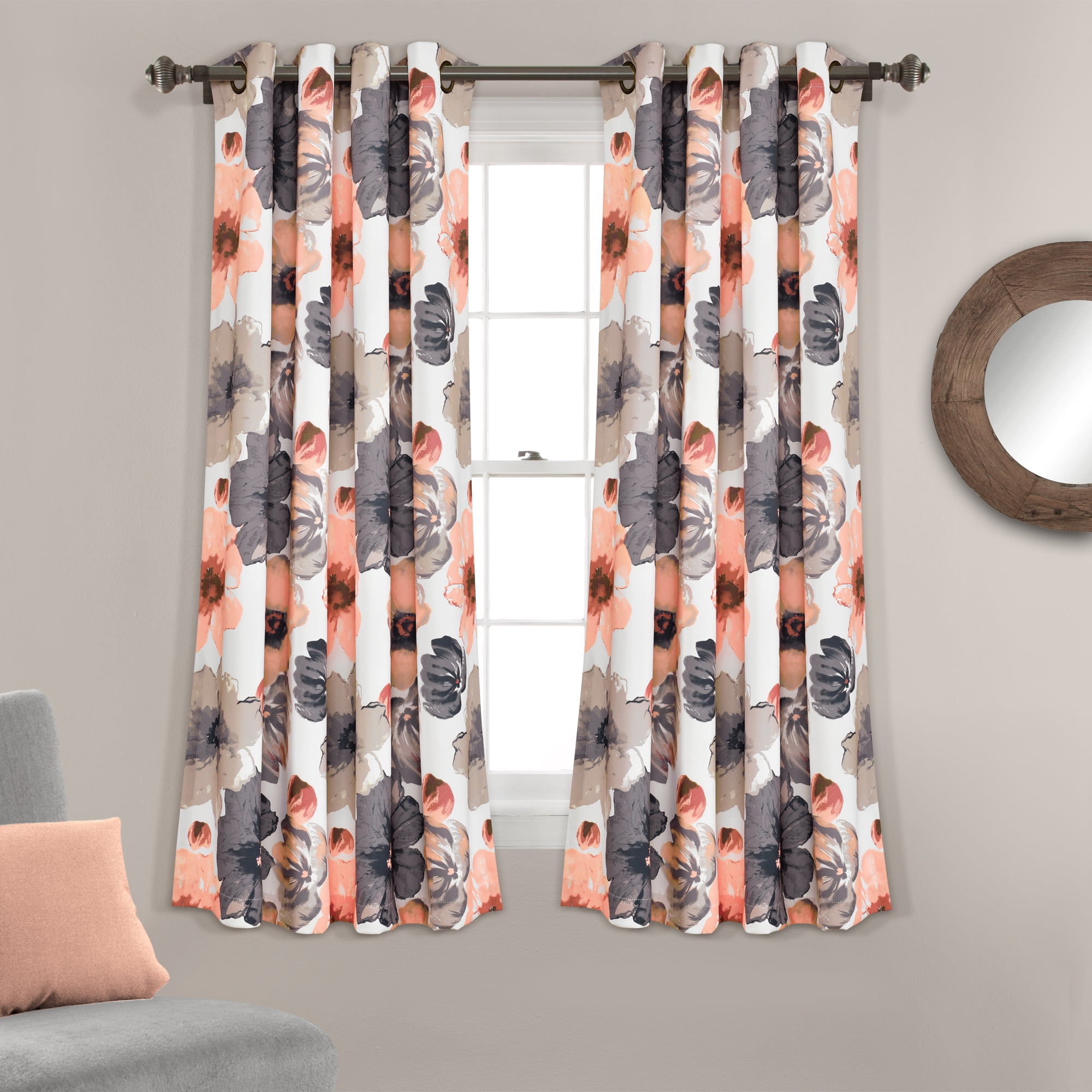 3D Unicorn Angels Flower Blockout Print Home Decor Curtain Drapes Fabric Window 