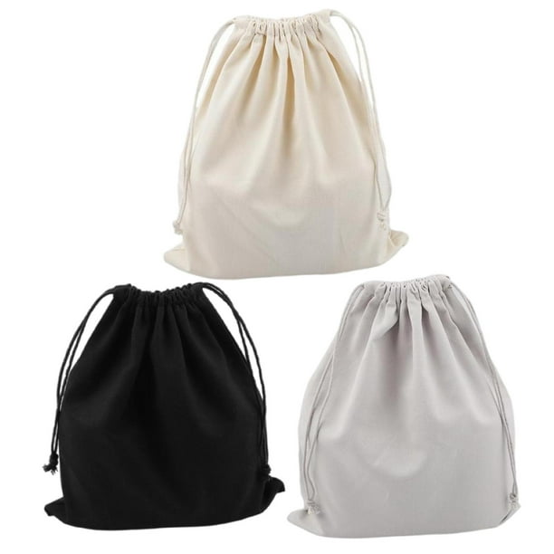 3 bolsas con cordón , juguetes , bolsa organizadora de lavandería, bolsa
