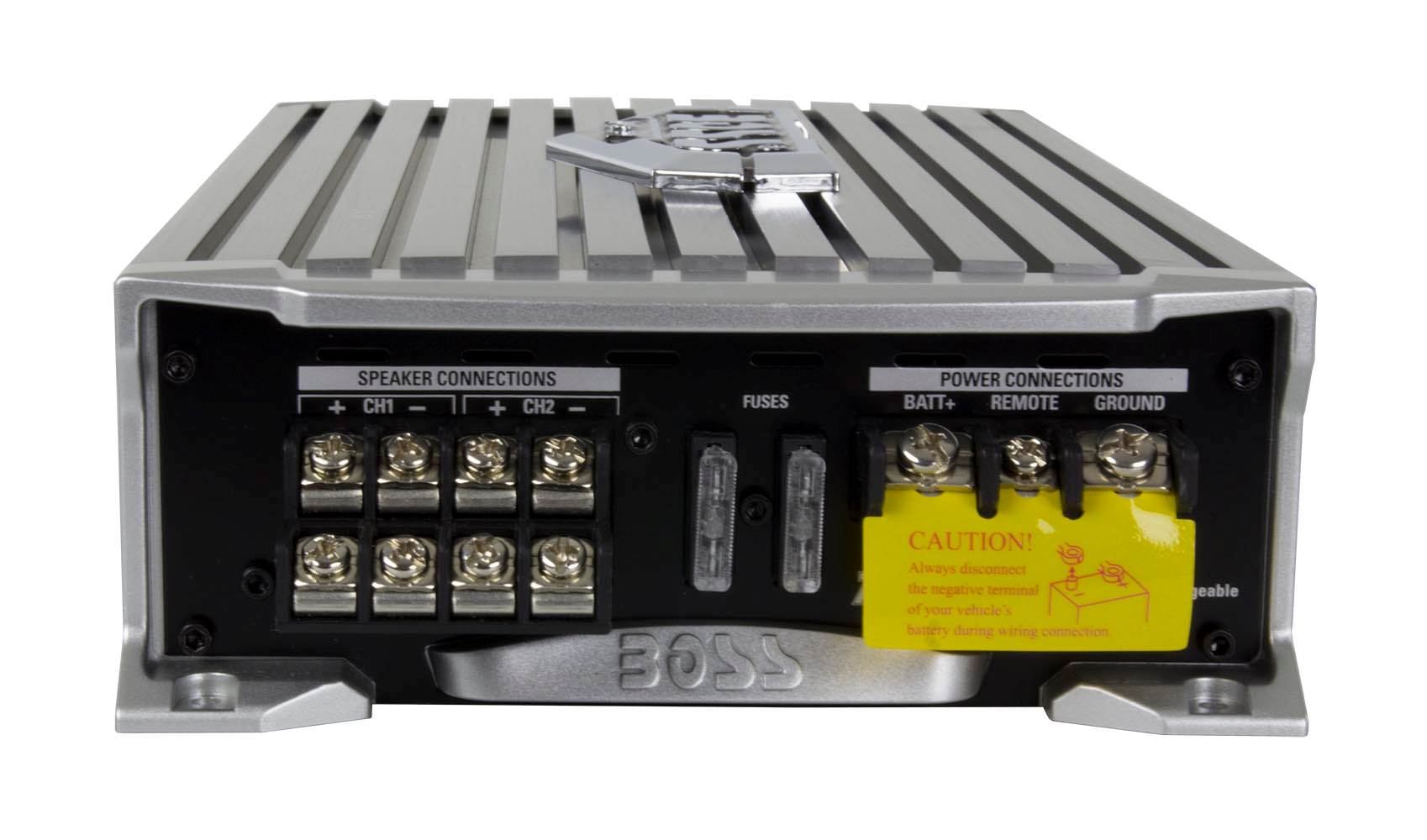 4 Rockford Fosgate R165X3 6.5" 3-Way Car Speakers& Boss 4 CH Amplifier& Amp Kit - image 5 of 11