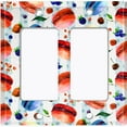 thumbnail image 6 of Metal Light Switch Plate Cover Colorful Macaron Fruit Leaves French Desserts CAK017, 6 of 13
