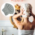 thumbnail image 7 of Unique Bargains Charcoal Fiber Hair Drying Towel Dry Cap Strong Absorbent for After Bath Drying Hair Gray, 7 of 7