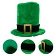 thumbnail image 3 of 1pc St. Patrick‘s Day Hat Green Hat Party Stage Performance Hat Velour Hat, 3 of 6