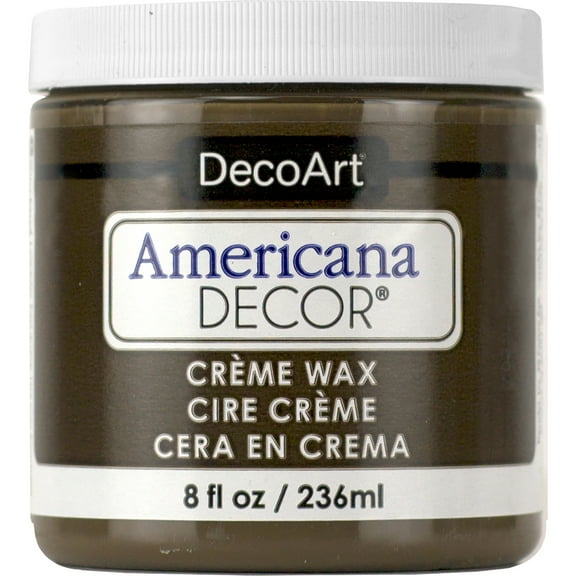 DecoArt a Decor- Creme Wax, Deep Brown, 8 oz.