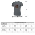 thumbnail image 5 of Coolnut Womens T Shirts Fashion Tops, Groovy Brown-Haired Girl In A Swimsuit Women's Basic Short Sleeve Tees, Grey Lightweight Casual Summer Clothes, S, 5 of 6
