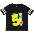 thumbnail image 3 of Inktastic Ice Cream Fifth Birthday Blue Boys or Girls Toddler T-Shirt, 3 of 5