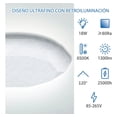 thumbnail image 4 of Lampara De Techo Sobreponer Led 18w Luminaria Plafon Estructura Blanco, 4 of 9