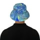 thumbnail image 5 of Fotbe Peacock Sombrero Tipo Pescador con Estampado – Sombrero de Sol de Algodón de Moda para Playa, Golf, Pesca, 5 of 6