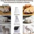 thumbnail image 6 of Kit &   Vacuum with Suction, 6 in 1 Pet  Vacuum for Shedding, Low Noise  Hair Vacuum with 1.5L Cup, Electric  Clippers for  Thick Hair Cats & Dogs, 6 of 6