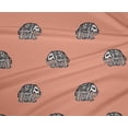thumbnail image 4 of oneOone Polyester Lycra Fabric Elephant Block Print Sewing Fabric BTY 56 Inch Wide, 4 of 4