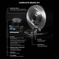 thumbnail image 3 of R1 Concepts Front Brakes and Rotors Kit |Front Brake Pads| Brake Rotors and Pads| Euro Ceramic Brake Pads and Rotors| Hardware Kit WFTH1-31235, 3 of 3