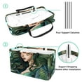 thumbnail image 4 of Mermaid Large Capacity Reusable Foldable Grocery Baskets with Storage Bag – Oxford Cloth Storage Basket for Easter, 4 of 7
