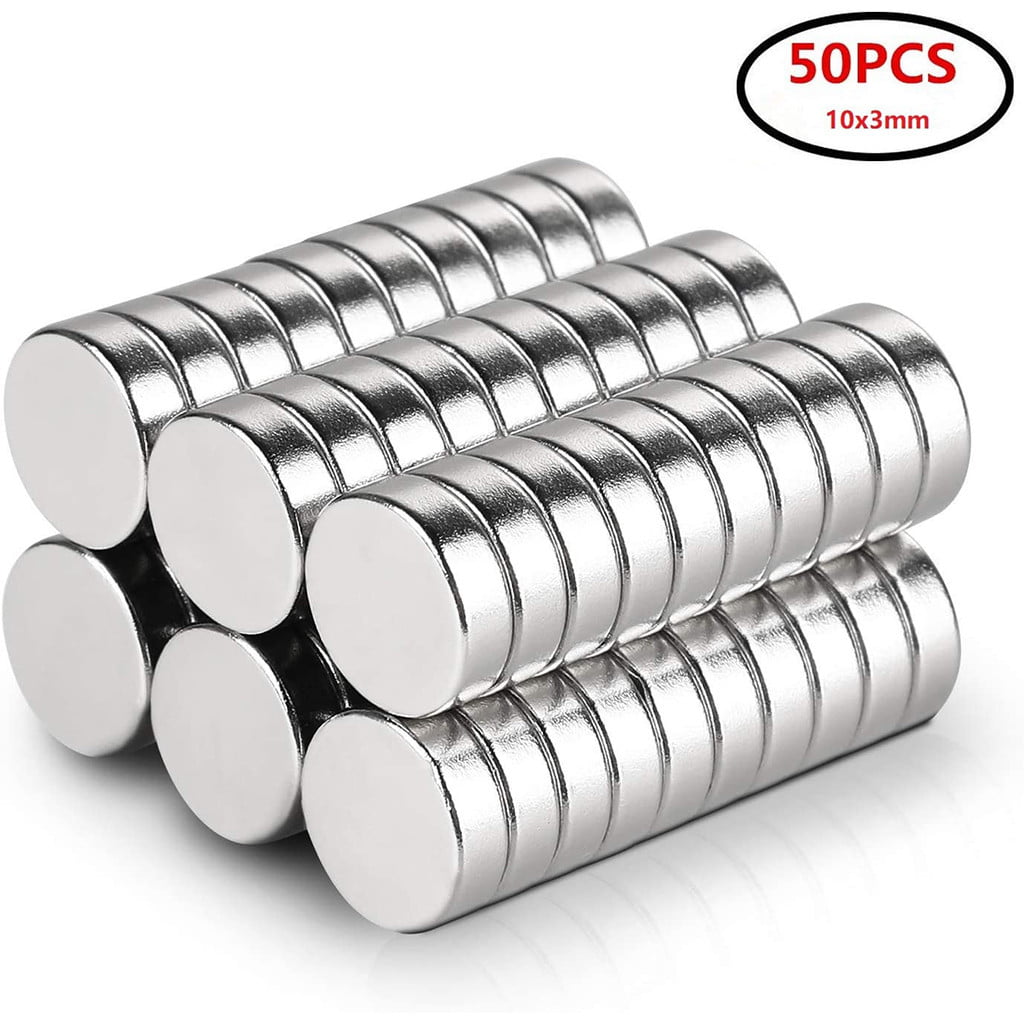 50pcs N52 Super Strong Round Disc Cylinder Magnet 6 x 10 mm Rare Earth Neodymium 