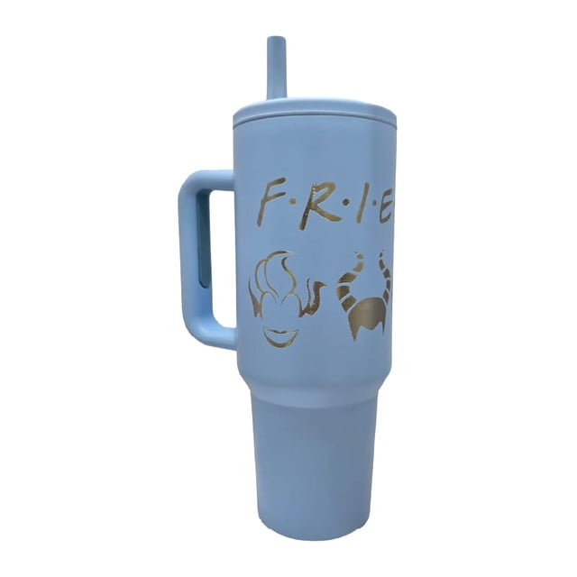 Termo Acero Inoxidable Friends Villanas Azul 1.2 Litros