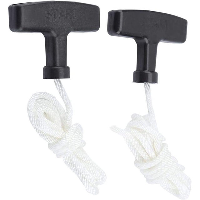 Universal Lawnmower Starter Kit, Recoil Starter Handle with High-Strength Polyester Rope for Wide Application on Most Lawn Mowers, Engines (Easy Install Use)