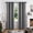 Gray, variant on TOPICK Black Blackout Curtains Solid Grommet Drapes for Bedroom Living Room Dining Room 2 Panels W40" x L84" inch