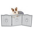 thumbnail image 3 of Trimate Wooden Free Standing Pet Gate for Small Dogs and Cats, Grey, 3 of 11