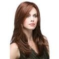 thumbnail image 4 of Human Hair Wig Hair Wig Brown Long Wavy Natural For Women Synthetic Full Wigs wig Headband Wigs, 4 of 5