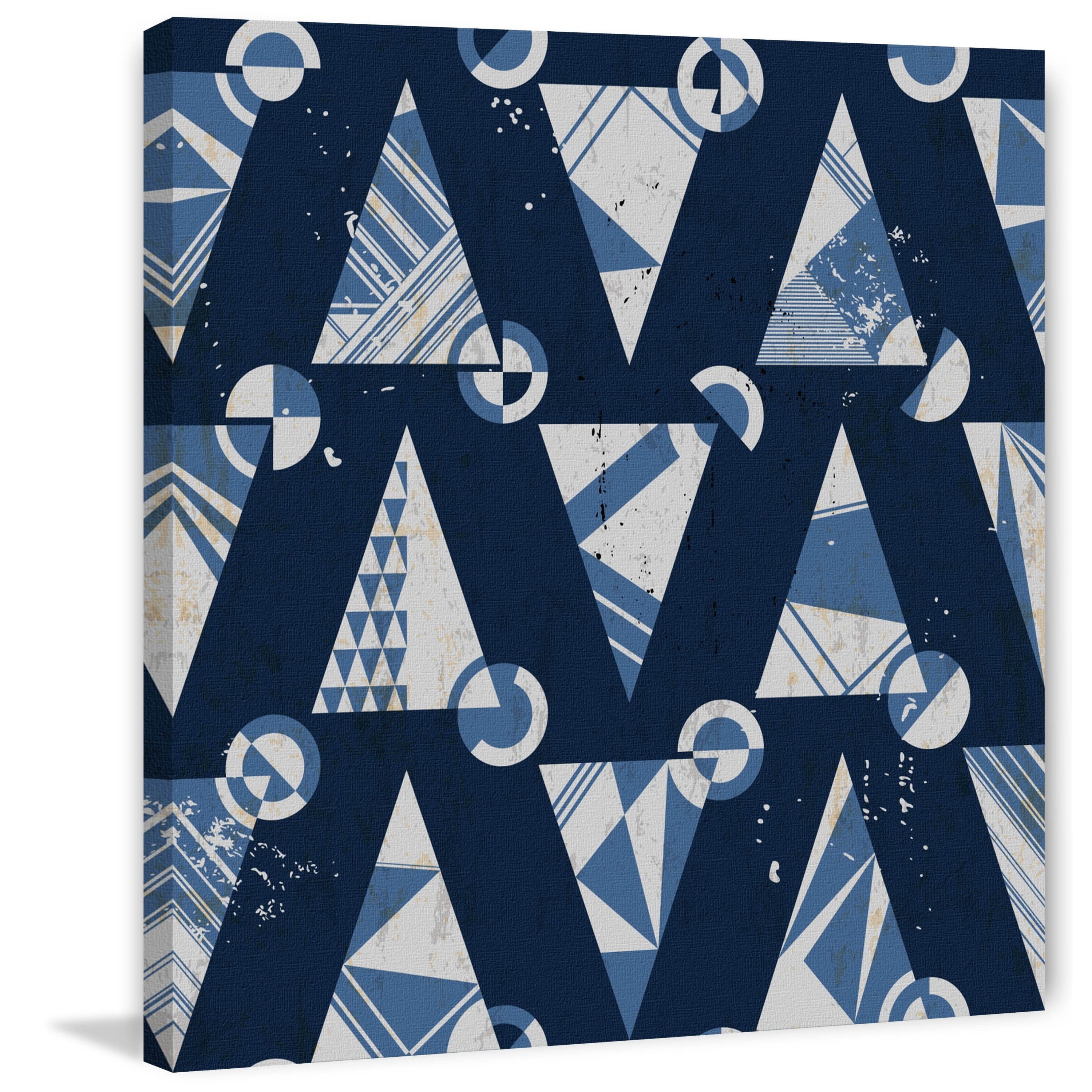 "Between Dark Lines" Painting Print on Wrapped Canvas
