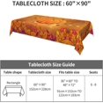 thumbnail image 5 of Thanksgiving Tablecloth Rectangle Table Cloth Washable Rustic Checkerboard Table Cover for Decoration Kitchen Dining Room 60x84 Inch, 5 of 6