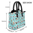 thumbnail image 4 of Zufioo Sea Otters Family In Blue Water Print Leather Rivet Shoulder Bag, Microfiber PU Leather Adjustable Shoulder Strap Handbag, Ideal Gift for Women-One Size, 4 of 6
