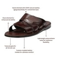 thumbnail image 4 of Mateo - Leather Open Toe Slide Sandal - Mens Sandals, 4 of 6