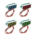 thumbnail image 4 of Nuboxa Voltage Display Meter 3Digital Mini Voltmeter Wires LED 030V Panel Tester, 4 of 9