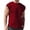 Wine, variant on Krdevn Men's Breathable Sleeveless T Shirt Tops Slim Summer Round Neck Short Sleeve,4XL