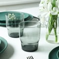 thumbnail image 3 of Stone Lain Rio 32-Piece Dinnerware Set Stoneware, Includes Glassware, Service for 8, Green, 3 of 6