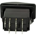 thumbnail image 2 of 7 Pin ON-Off-ON Rocker Switch 91473127 Compatible with JLG with Red Light Carling, 2 of 6