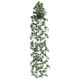 thumbnail image 1 of Decoración de pared de enredaderas para interiores, hojas verdes artificiales, arte de techo sinuoso, decoración moderna para el hogar, para sala de estar, estética natural, enredaderas, 1 of 9