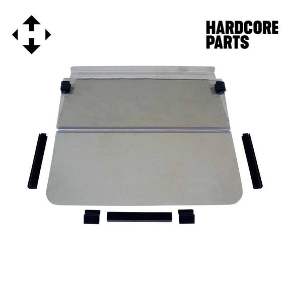 Hardcore Parts Foldable Tinted Windshield for YAMAHA G22 Golf Cart