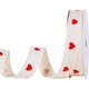 thumbnail image 1 of Cinta de algodón con corazón rojo para envolver regalos, manualidades, ramo de flores, decoración de fiesta, 1 of 4