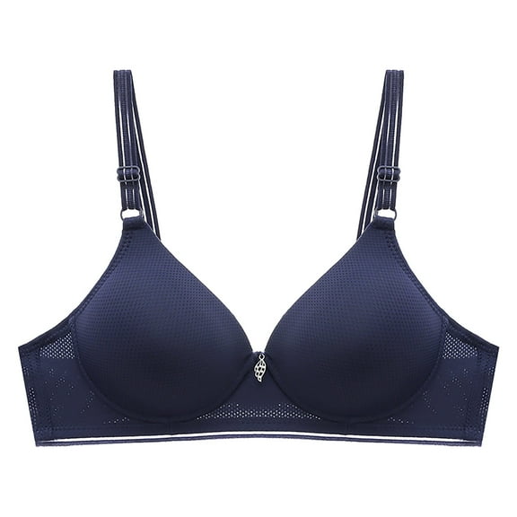 BSDJILFG 50% Clearance Off Pumping Bras, Women's Printing Gathered Together Daily Bra Underwear No Rims, Nude Bra