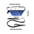 thumbnail image 3 of Ganfancp Bolsa de Cintura Deportiva Cuerda de Tracción Mascota Al Aire Libre Correr Bolsa de Teléfono Móvil Off-Road Elástico Avert Mascota Set Material Impermeable de Nylon Artículos En Liquidación, 3 of 7