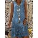 thumbnail image 2 of Vestido De Mujer Con Cuello En V Vestido De Chaleco Sin Mangas Con Estampado De Tela De Verano, Gris, L Eigraketly AP002185-03, 2 of 4