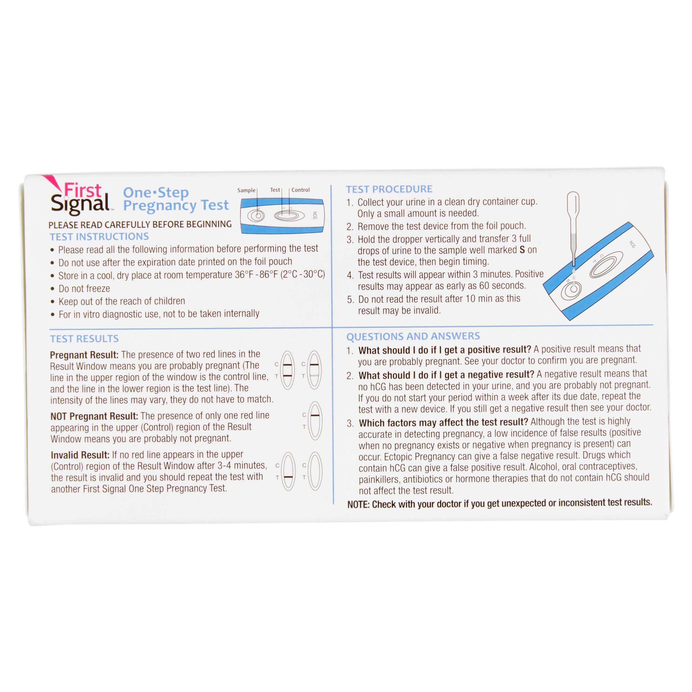 First Signal One-Step Pregnancy Test - image 4 of 5