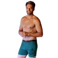 thumbnail image 3 of Atlas For Men - Pantalones Cortos Cuadrados de Elástico para Hombre - Pack de 2 (Verde, Gris), 3 of 3