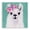 Fluffy Floral Alpaca, variant on Stupell Industries Cottage Fluffy Floral Alpaca Black Floating Frame Canvas Art, 18 x 18, by Elizabeth Tyndall