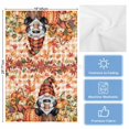 thumbnail image 5 of Fall Gnomes Kitchen Towels Set of 2, Water Absorbent Dish Towel, Thanksgiving Pumpkins Country Maple Vintage Check Decorative Hand Towels - Quick Drying Cloth for Cooking Baking, 18x28 Inch, 5 of 8
