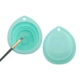 thumbnail image 5 of Unique Bargains Teardrop Shape Makeup Brush Cleaning Mat 1 Pc Green, 5 of 6