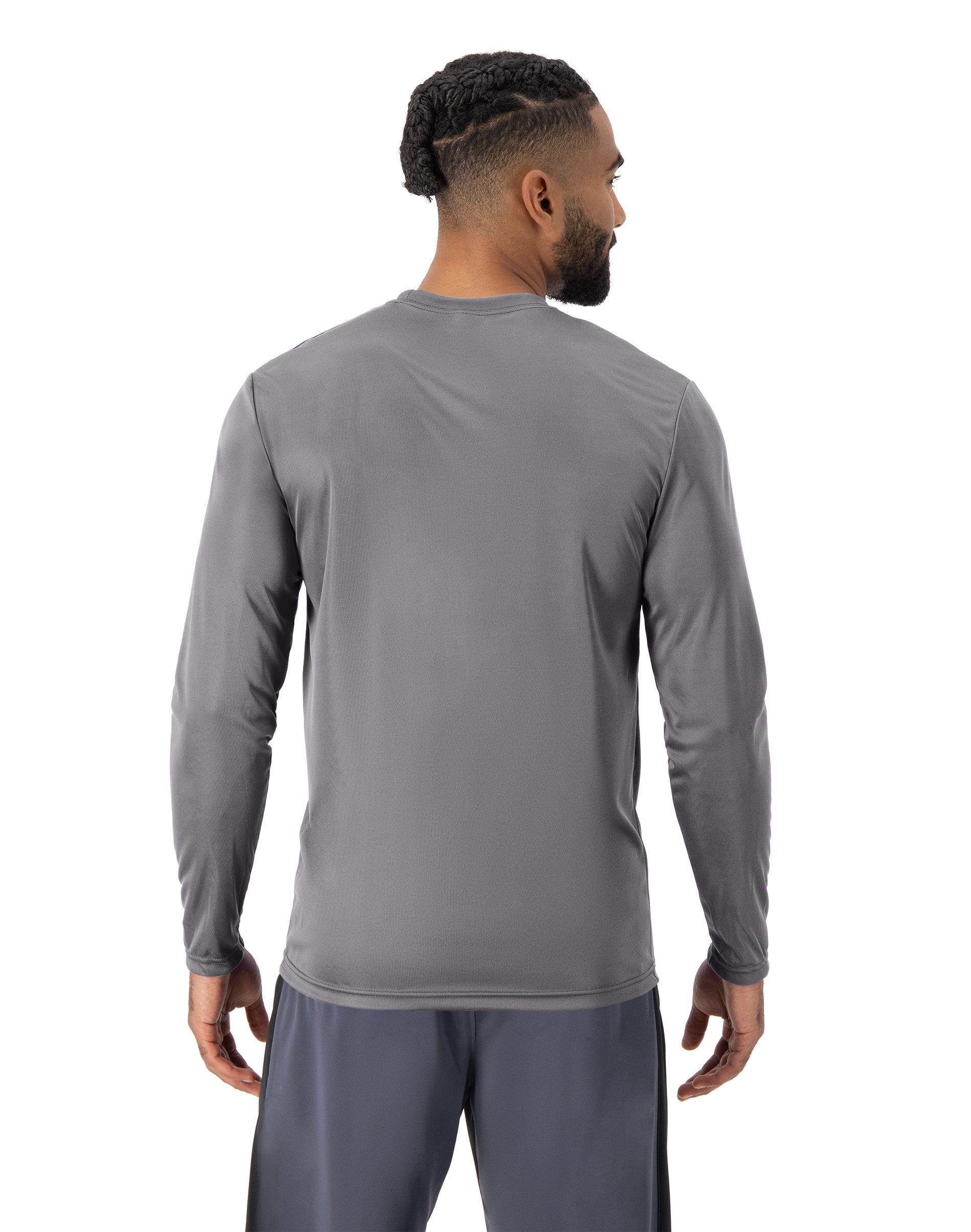 Hanes Cool DRI Performance Long Sleeve T-Shirt, Quick-Drying Training Tee, UPF 40+