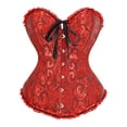 thumbnail image 1 of Corset Top Justaucorps pour Robe de Soirée Bustier à Lacets Shapewear avec Outerwear Gothique et Polyvalent, 1 of 2
