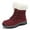 Red, variant on Mid Calf Snow Boots for Women 2025 Winter Fleece Lined Warm Non Slip Skiing Ski Hiking Trekking Hunting Ankle Booties