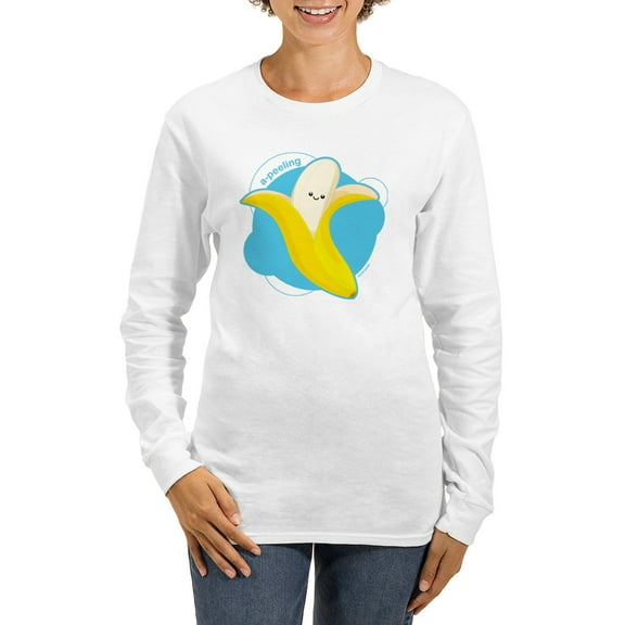 CafePress - Apeeling Women's Long Sleeve T Shirt - Women's Long Sleeve Graphic Casual T-Shirt