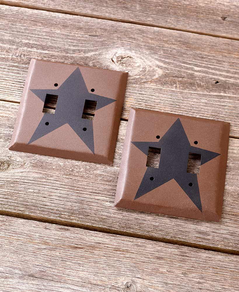 Rustic Americana Flag Single Toggle Decorative Light Switch Cover Outlet Plate 