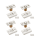 thumbnail image 1 of de Bola para Puerta de ClóSet, de Bola para Puertas Interiores, de Rodamiento de Bolas Ajustable Dual Plateado, Paquete de 4, 1 of 10