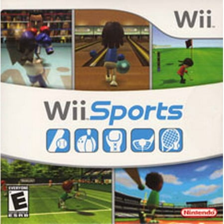 Wii Bowling Ball - Wii Sports with Bowling, Golf, Tennis, Boxing, Baseball - Nintendo Wii (Refurbished)