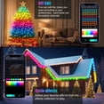 thumbnail image 5 of Electight 65FT 200 LEDs Smart RGB Fairy String Lights, APP/Remote Control, Music/Voice Sync, IP65 Waterproof for Bedroom Party Wedding DIY, 5 of 7